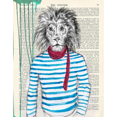 Bohemien Black Modern Wood Framed Art Print by Matt, Spencer