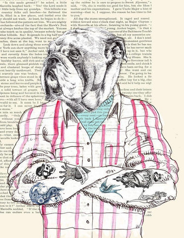 Hipster Socialite White Modern Wood Framed Art Print with Double Matting by Matt, Spencer