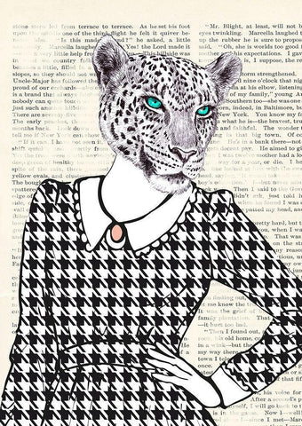 Pretty Girl (detail) Black Ornate Wood Framed Art Print with Double Matting by Matt, Spencer