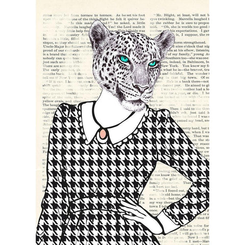 Pretty Girl (detail) Black Modern Wood Framed Art Print with Double Matting by Matt, Spencer