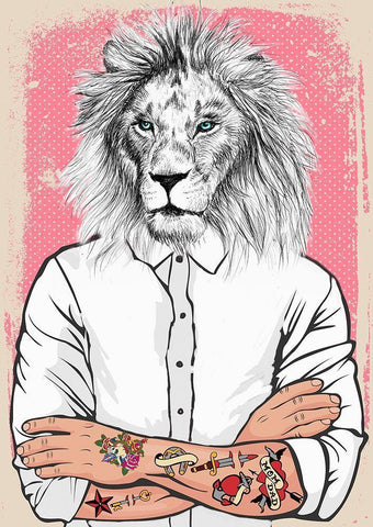 Off Duty-King Black Ornate Wood Framed Art Print with Double Matting by Matt, Spencer