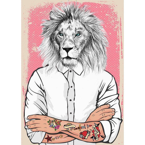 Off Duty-King Gold Ornate Wood Framed Art Print with Double Matting by Matt, Spencer