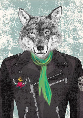 Road King White Modern Wood Framed Art Print with Double Matting by Matt, Spencer