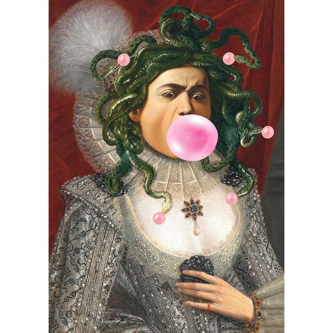 Leisure Time-Medusa Gold Ornate Wood Framed Art Print with Double Matting by Spencer, Matt