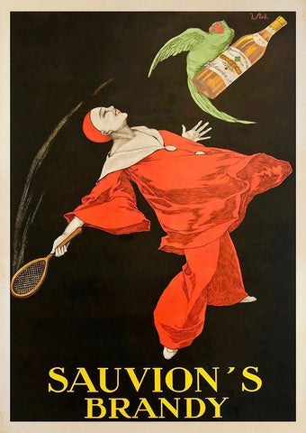 Sauvions Brandy Black Ornate Wood Framed Art Print with Double Matting by Stall, Joseph