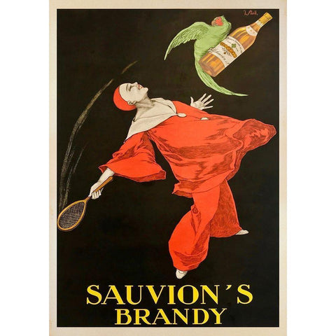 Sauvions Brandy Gold Ornate Wood Framed Art Print with Double Matting by Stall, Joseph