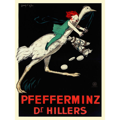 Pfefferminz Dr Hillers White Modern Wood Framed Art Print by Dylen, Jean