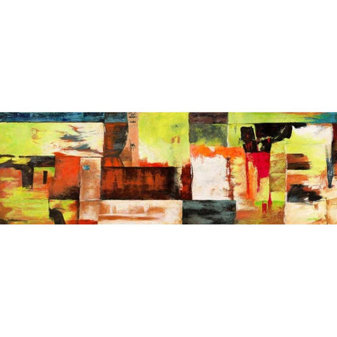 Jungle White Modern Wood Framed Art Print by Aprile, Alessio