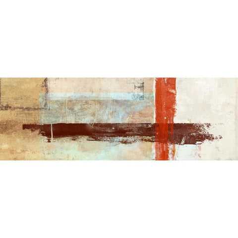 Colorscape Black Modern Wood Framed Art Print by Aprile, Alessio