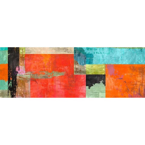 Midnight Moves Black Modern Wood Framed Art Print with Double Matting by Baron, Alphonse