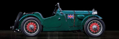 MC race car Black Ornate Wood Framed Art Print with Double Matting by Gasoline Images