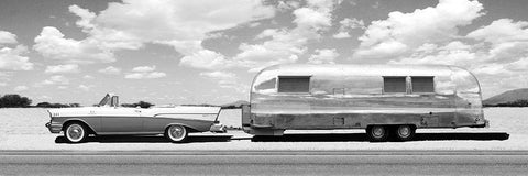 Ready to Go - BW White Modern Wood Framed Art Print with Double Matting by Gasoline Images
