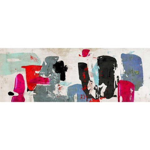 Supersonic White Modern Wood Framed Art Print by Munson, Anne