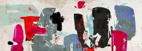 Supersonic White Modern Wood Framed Art Print with Double Matting by Munson, Anne