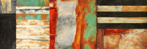 Respiro White Modern Wood Framed Art Print with Double Matting by Bacci, Leonardo