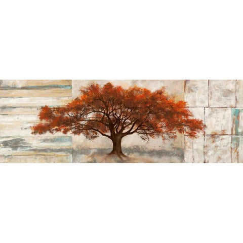 Rubra Black Modern Wood Framed Art Print by Bacci, Leonardo