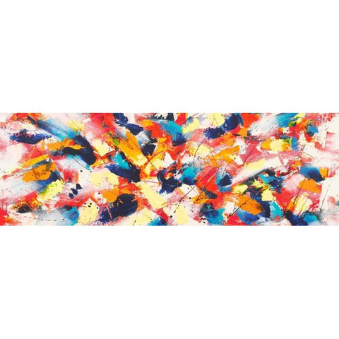 Rocking Waves Black Modern Wood Framed Art Print by Ferri, Bob