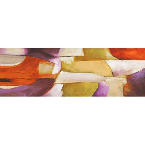 Wild Thang White Modern Wood Framed Art Print by Olin, Chaz