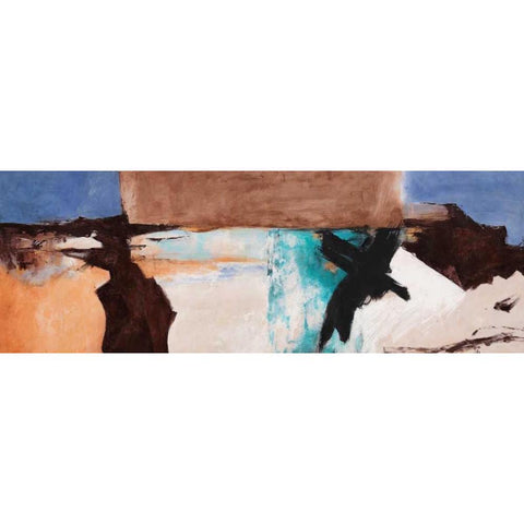 Bahamas Black Modern Wood Framed Art Print by Olin, Chaz