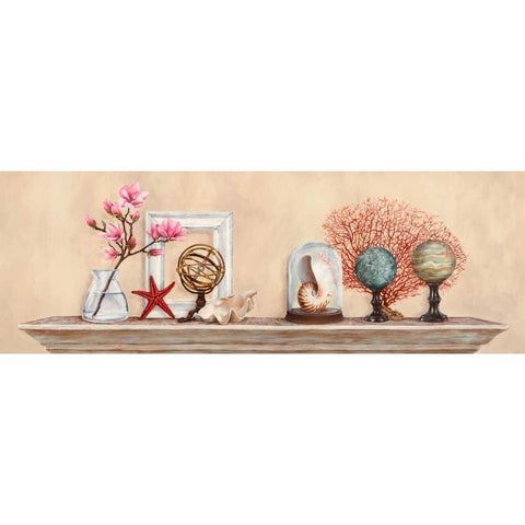 Memoires de voyage Gold Ornate Wood Framed Art Print with Double Matting by Dellal, Remy