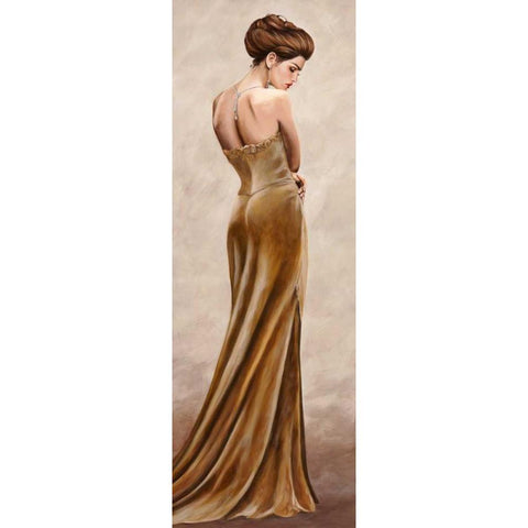 Grand Soiree III Gold Ornate Wood Framed Art Print with Double Matting by Duval, Sonya