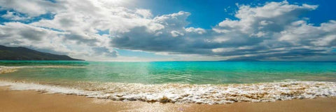 Baie Beau Vallon, Mahe, Seychelles Black Ornate Wood Framed Art Print with Double Matting by Krahmer, Frank