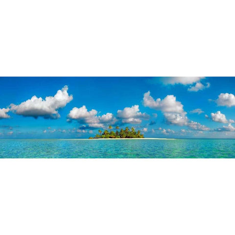 South Male Atoll, Maldives Gold Ornate Wood Framed Art Print with Double Matting by Krahmer, Frank