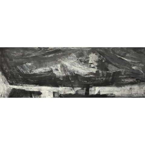 Sfumature di grigio I Black Modern Wood Framed Art Print by Corrado, Italo