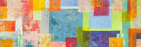 Orizzonte dAgosto White Modern Wood Framed Art Print with Double Matting by Corrado, Italo