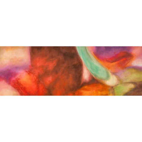 Nirvana White Modern Wood Framed Art Print by Demos, Jean-Luc