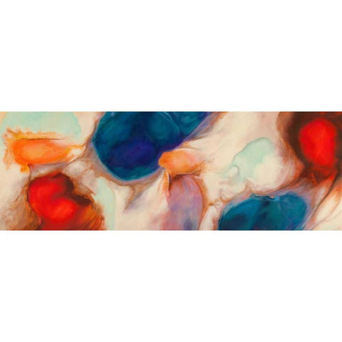 Shangri-La Black Modern Wood Framed Art Print by Demos, Jean-Luc