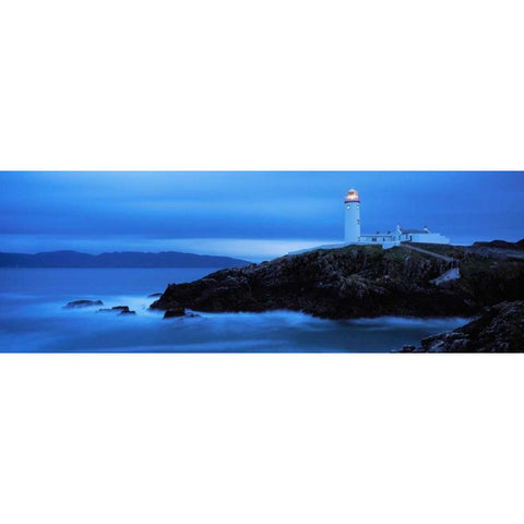 Fanad Head Irlande Black Modern Wood Framed Art Print with Double Matting by Guichard, Jean