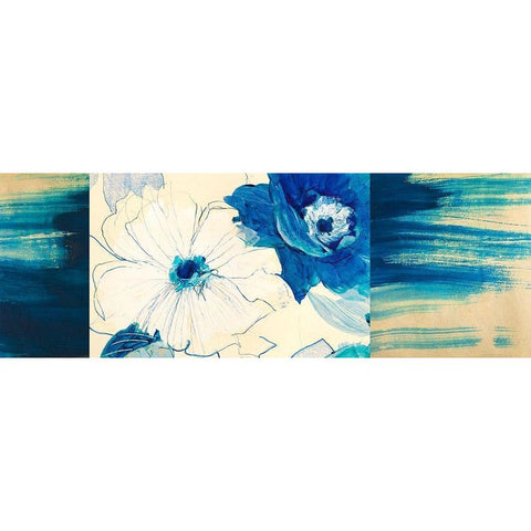 Toile Black Modern Wood Framed Art Print with Double Matting by Kelly, Parr