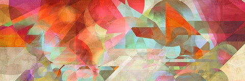 Loco-Motion White Modern Wood Framed Art Print with Double Matting by Kaj, Rama