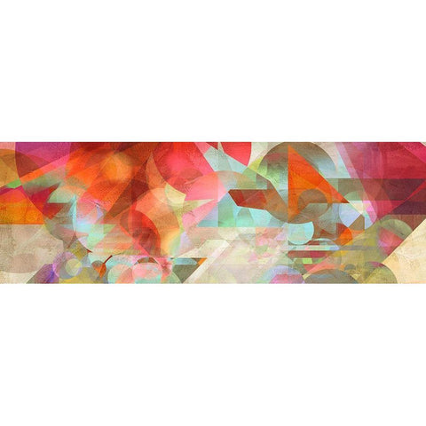 Loco-Motion White Modern Wood Framed Art Print by Kaj, Rama