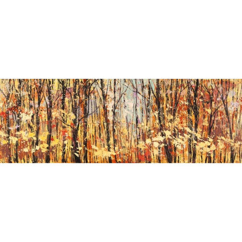 Nel bosco assolato White Modern Wood Framed Art Print by Lucas