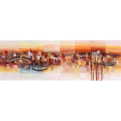 Sognando Venezia White Modern Wood Framed Art Print by Florio, Luigi
