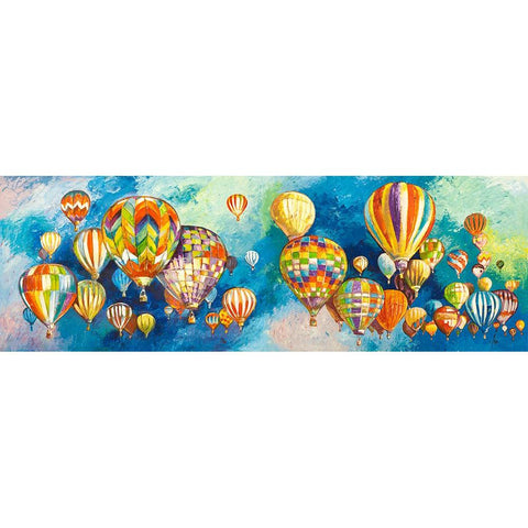 Sospesi nel cielo White Modern Wood Framed Art Print by Florio, Luigi