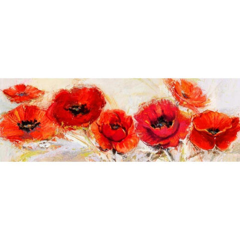 Fiori d agosto Gold Ornate Wood Framed Art Print with Double Matting by Florio, Luigi