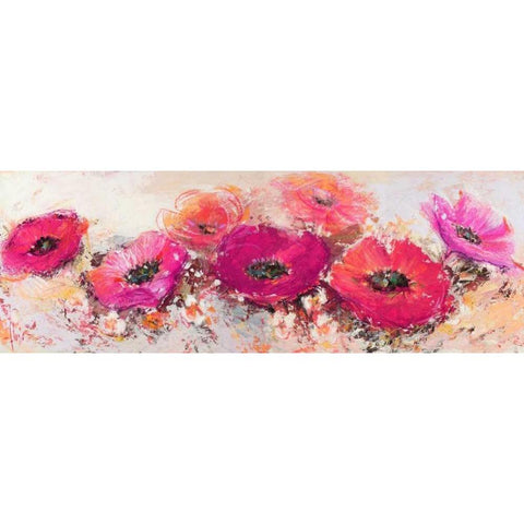 Fiori di maggio White Modern Wood Framed Art Print by Florio, Luigi