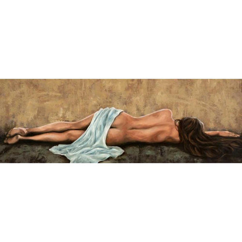 Sogno Black Modern Wood Framed Art Print by ROMEO