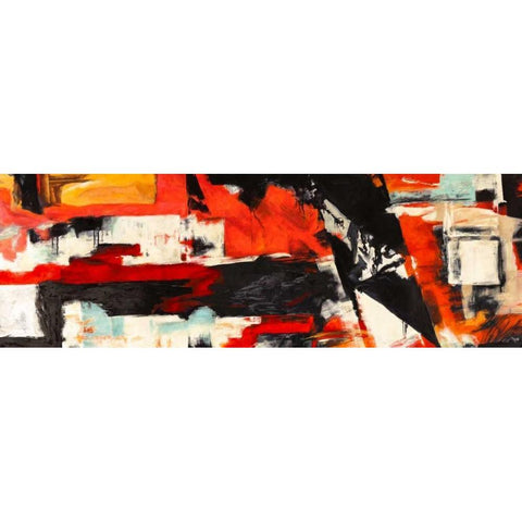 Eclectica Black Modern Wood Framed Art Print with Double Matting by Stone, Jim
