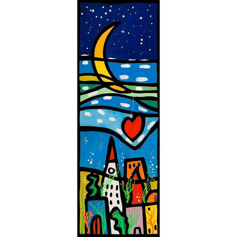 Amori sommersi II White Modern Wood Framed Art Print by Wallas