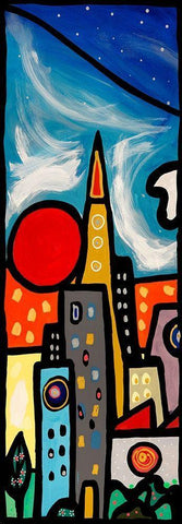 Quando soffia il vento I Black Ornate Wood Framed Art Print with Double Matting by Wallas