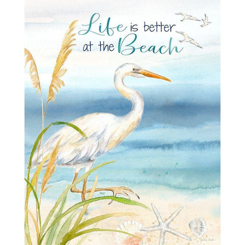 By the Seashore VI Black Modern Wood Framed Art Print by Coulter, Cynthia