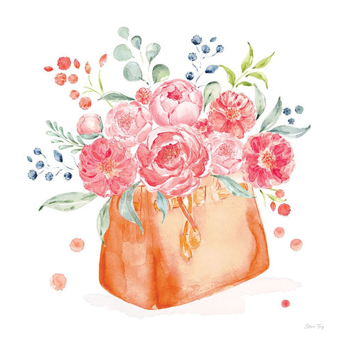 My Kind of Beautiful IX White Modern Wood Framed Art Print with Double Matting by Fay, Elena