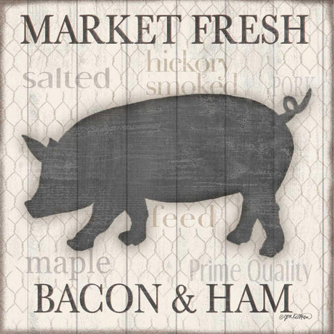 Market Fresh IV White Modern Wood Framed Art Print by Killeen, Jen