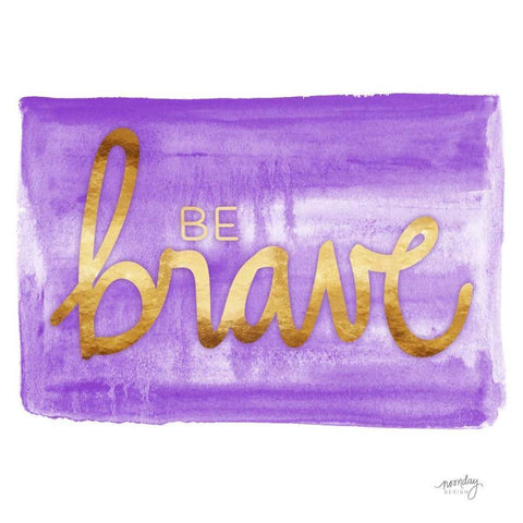 Color Splash Sayings VII Gold Ornate Wood Framed Art Print with Double Matting by Noonday Design