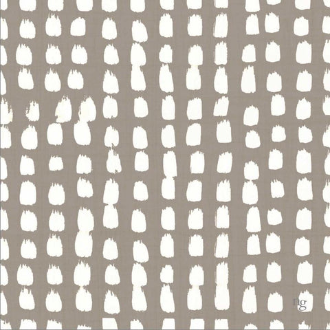 Painters Palette Grey III White Modern Wood Framed Art Print by Nancy Green Design