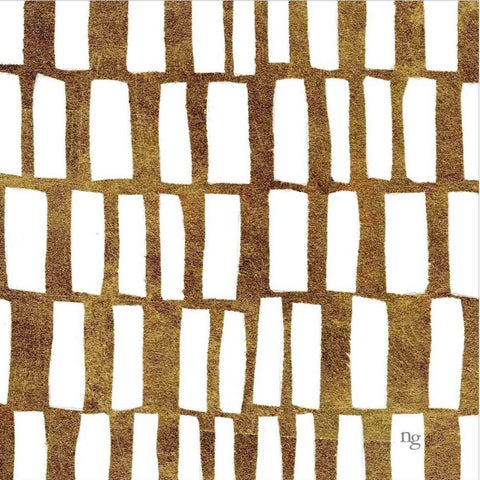 Golden Opportunity II  Black Modern Wood Framed Art Print by Nancy Green Design